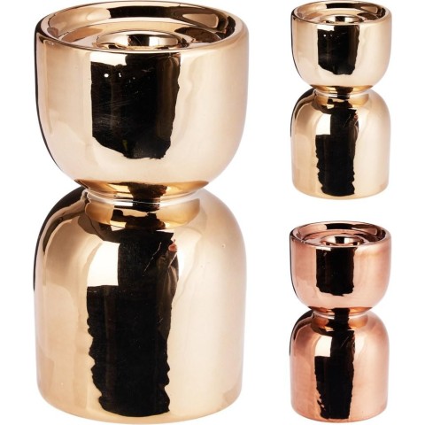 PCANDELA CERAMICA 11CM 2ASS